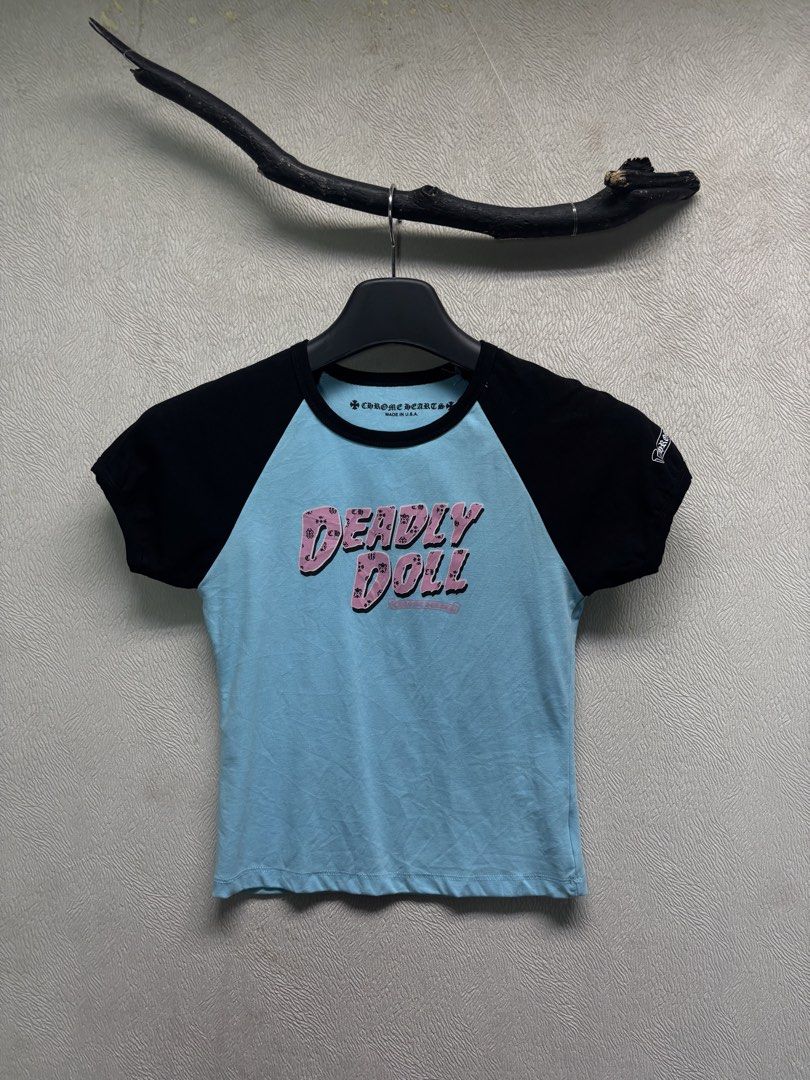 Chrome Hearts x Deadly Doll (Category: Shirts) located in Baybay. Submitted by thrift.ed2023 (Listing ID 1468011034, Image 1). Description: Chrome Hearts x Deadly Doll Small 15x19 No Issue Good as New .