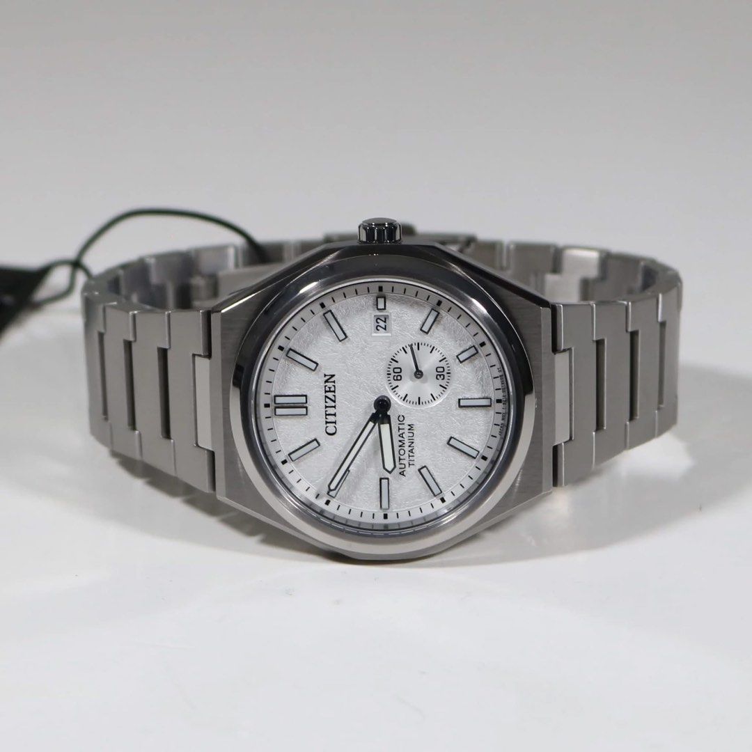 Citizen Zenshin NJ0180-80A (Category: Luxury Watches) located in Manila. Submitted by seikowatchfactory (Listing ID 1467872027, Image 2). Description: Model: NJ0180-80A Price: 23995 pesos Specifications: Caliber 8213 Automatic Movement Super Titanium Case and Bracelet Case Diameter: 40.5mm Case Thickness: 11.3mm Weight: 99g 100m Water Resistance Sapphire Glass Textured White Dial Seller is Authorized Dealer of Japanese Watches Package comes with 