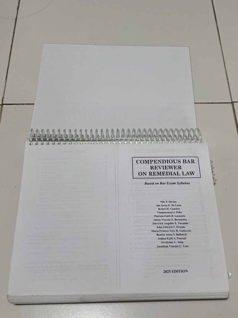 Compendious (2025) (Category: Textbooks) located in Las Pinas. Submitted by basi1io (Listing ID 1467926216, Image 2). Description: Used as secondary reference P500 is for three binders already. Sold as set only. Delivery to be shouldered by the buyer. Pay only once rider arrives. MOP: Gcash 📍Las Pinas, Talon 5.