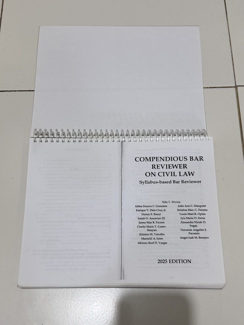 Compendious (2025) (Category: Textbooks) located in Las Pinas. Submitted by basi1io (Listing ID 1467926216, Image 3). Description: Used as secondary reference P500 is for three binders already. Sold as set only. Delivery to be shouldered by the buyer. Pay only once rider arrives. MOP: Gcash 📍Las Pinas, Talon 5.
