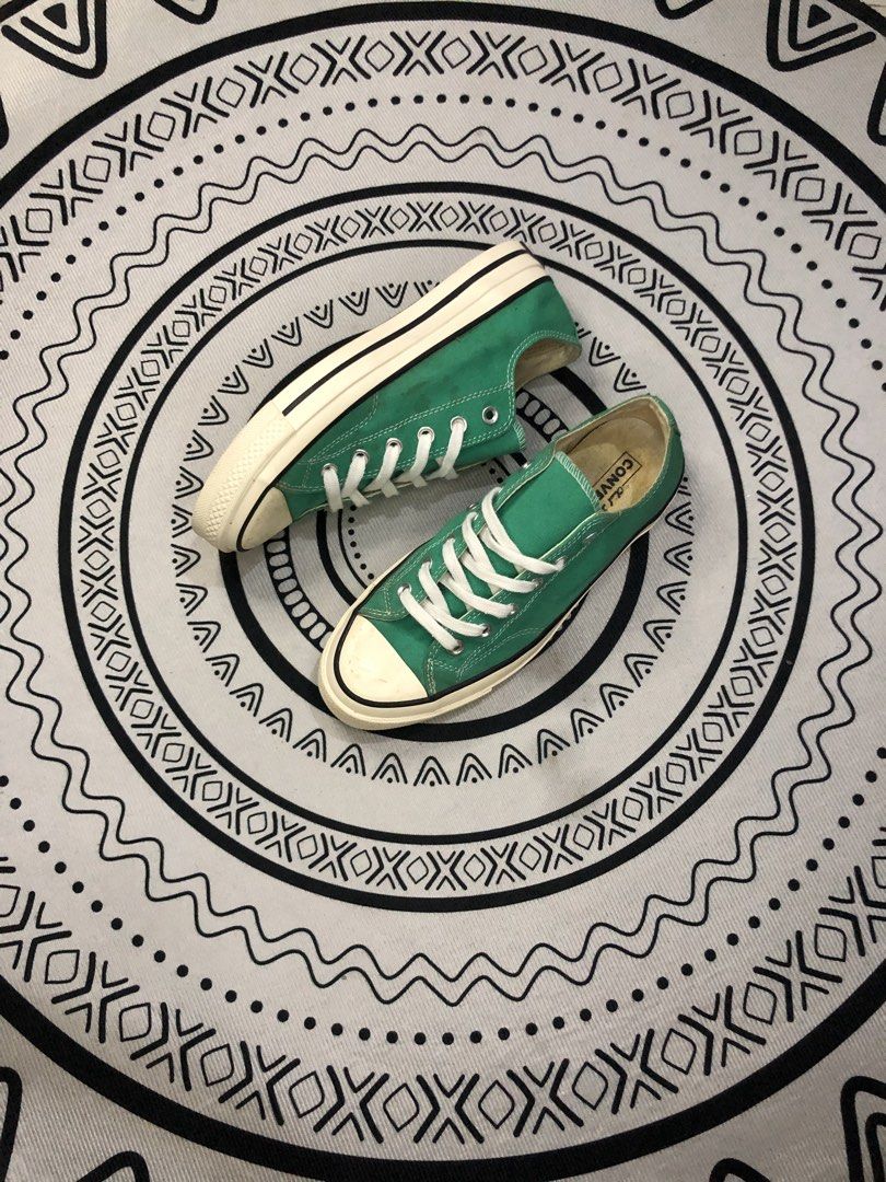 Converse Chuck Taylor Green 🔥 (Category: Sneakers) located in Quezon City. Submitted by sjts22 (Listing ID 1468005621, Image 3). Description: •Verygood condition •Slightly dead stock •No sole seps .