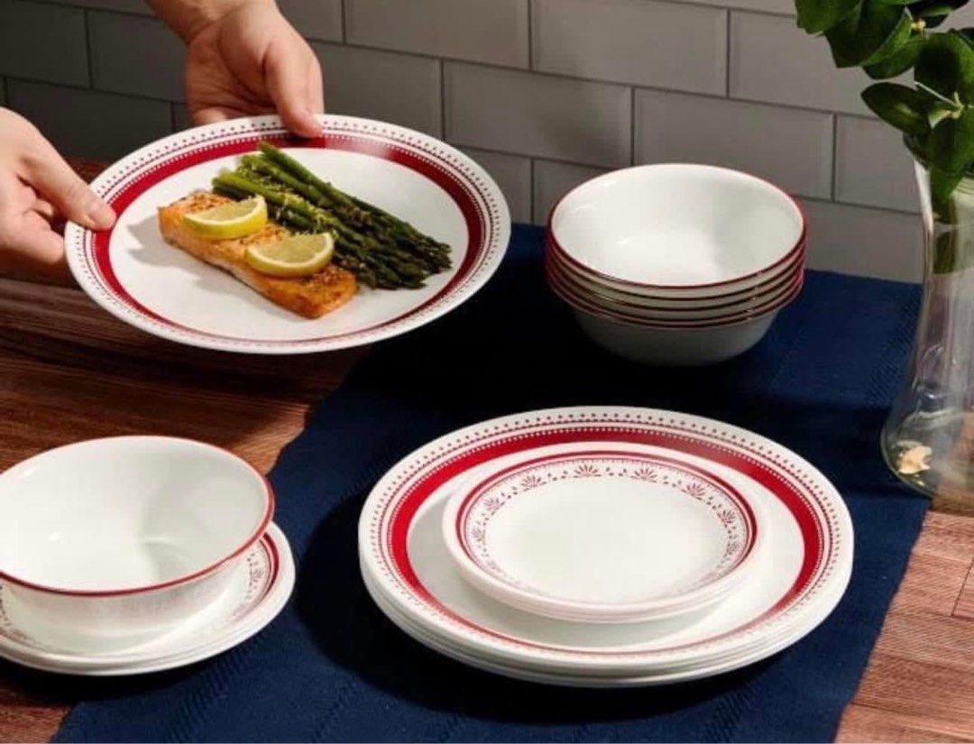 Corelle Classic Sadie (Category: Dinnerware & Cutlery) located in San Rafael. Submitted by hustlemomma (Listing ID 1467867809, Image 2). Description: Corelle Sadie, 12pcs no mugs ▪️shipping from San Rafael, Bulacan.