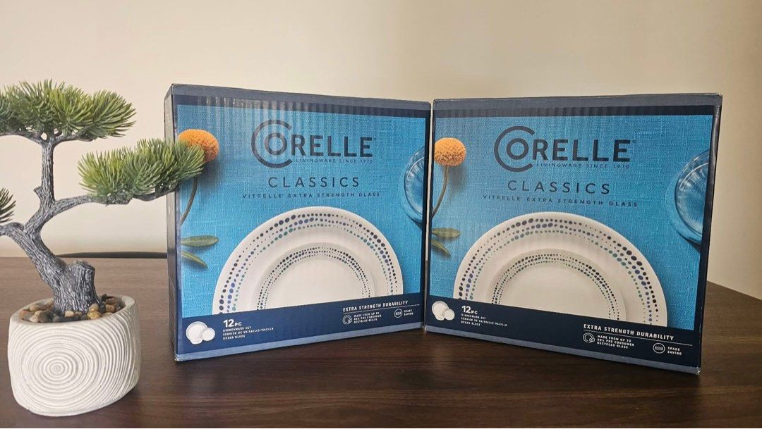 Corelle Oceanblues 12pcs (Category: Dinnerware & Cutlery) located in San Rafael. Submitted by hustlemomma (Listing ID 1467869838, Image 2). Description: Corelle oceanblues 12pcs no mugs ▪️shipping from San Rafael, Bulacan via Flash express or Lalamove only.