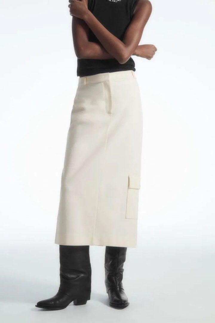 COS Cargo Midi skirt (Category: Luxury Apparel) located in Cagayan de Oro. Submitted by vintagevvvictim (Listing ID 1468053983, Image 2). Description: size 28.