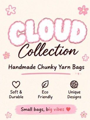 Cozzy CLOUD Bagz (Category: Luxury Bags & Wallets) located in Manila. Submitted by safephoenix.86ea76 (Listing ID 1468045420, Image 1). Description: Crochet chunky tube bags .