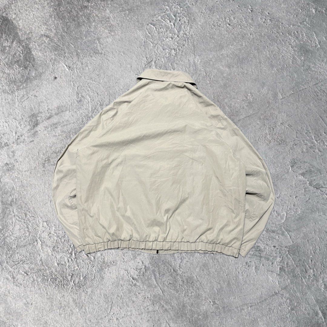 Croft & Barrow Beige Zip-Up Harrington Jacket (Category: Coats, Jackets and Outerwear) located in Pasig City. Submitted by thrift2mnl (Listing ID 1467977523, Image 2). Description: - Croft & Barrow Beige Swing-Top Jacket - XL on tag 27 x 28 - Brand: Croft & Barrow - Color: Versatile beige - Style: Classic collared zip-up / Harrington fit - Features: Full front zipper, side slip pockets, elasticated waistband and cuffs - Fit: Relaxed and comfortab