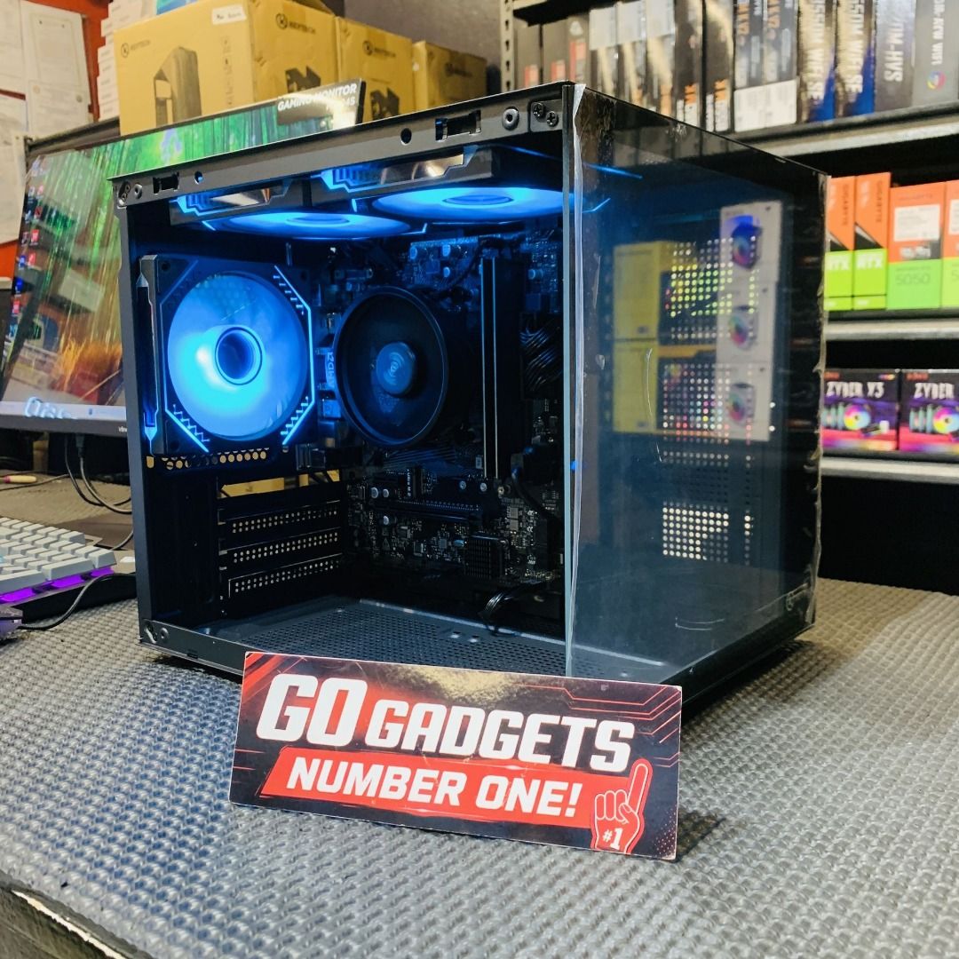 Custom Gaming PC Desktop Setup RGB Fans (Category: Desktops) located in Pasay City. Submitted by andrewww.z (Listing ID 1467870248, Image 2). Description: FRESH RGB GLOW SETUP FOR GAMING Sharp monitor, blue RGB system unit, and stylish peripherals. Ready for work, study, and everyday use. ✅ PC Assembly Available | 🔒 Warranty | 💬 After-Sales Support 🖥️ We offer: ✔ Gaming PC Builds ✔ Work / Office PC Builds ✔ Editing / Productivity PC Builds ✔ P