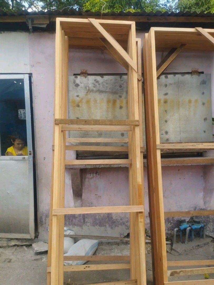 Custom Wooden Door Panels and Door Frames (Category: Locks, Doors & Gates) located in Quezon City. Submitted by anglerose070187 (Listing ID 1467912118, Image 3). Description: ​"🚪 QUALITY DOORS FOR SALE! 🚪 ✔ Matibay at Pundido ✔ Modern & Classic Designs Available ✔ Ready for pick-up / delivery 📩 Send us a message for price and details!" Gusto mo ba ng matibay na pinto na 'di masakit sa bulsa? Dito ka na sa subok na! High-quality doors at an aff