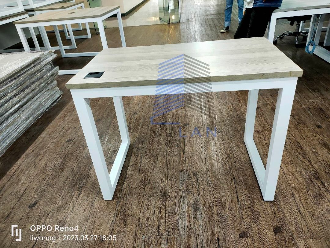 Customize Table (Category: Office Furniture & Fixtures) located in Caloocan City. Submitted by boldwind_7b70cf (Listing ID 1467917143, Image 1). Description: Laminated on top Metal legs Paint Finish .
