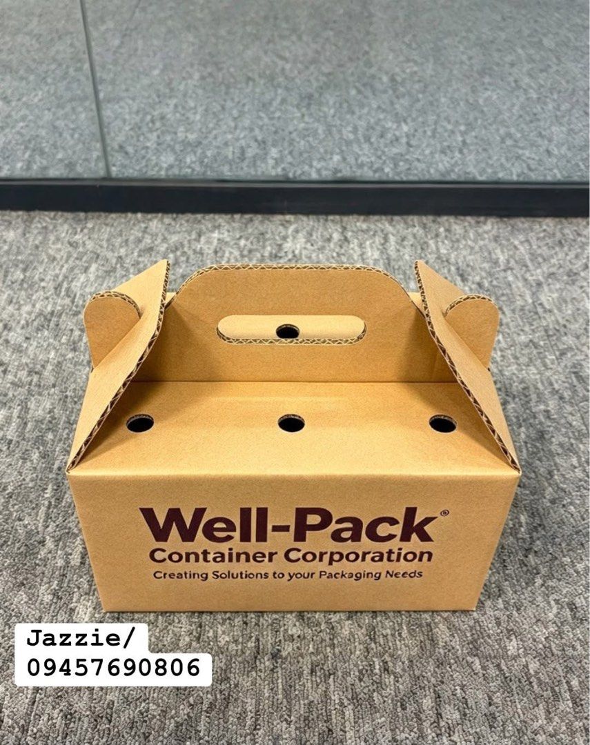 Customized Packaging Cardboard Box with Handle Supplier (Category: Looking For) located in Manila. Submitted by quickbird-d79056 (Listing ID 1467839772, Image 3). Description: Our ADVANTAGES: 💢DIRECT Manufacturer/Supplier 💢ISO 9001:2015 Compliant (Quality Management System) 💢HALAL Certified 💢INNOVATIVE Machineries and Equipment 💯 High QUALITY Products and Services @ Low Prices ALWAYS We OFFER: 💢Corrugated board sheeted/boxes (RSC & Die- cut
