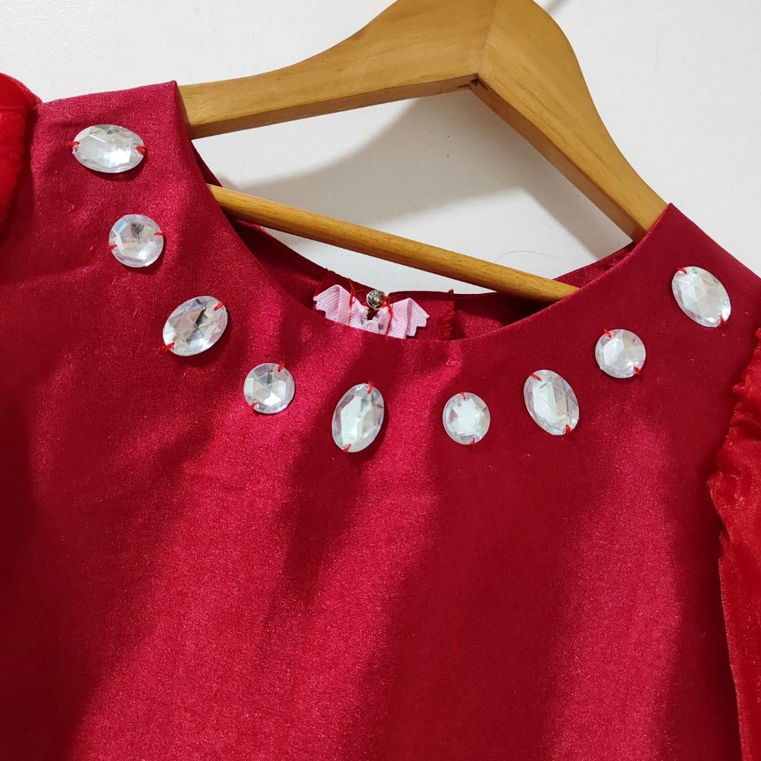 Custom-made Red Puffedsleeve A-line Dress (Category: Babies & Kids Fashion) located in Mandaluyong City. Submitted by itsmeredshoujo (Listing ID 1467916721, Image 3). Description: Custom-made Red Puffedsleeve A-line Dress Still in good Condition (VGUC) Fits 7-19 Yrs old (Slim) - We only Have 1 Stock Per Item - This Is Prelove Clothes So Please Manage Your Expectations - All Items Are In Good Condition Unless Stated - Other Details Are Indicated O