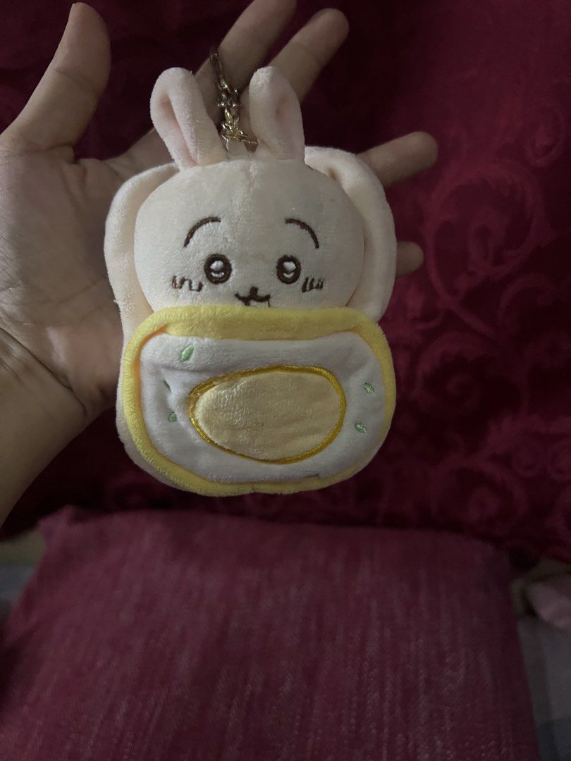 Cute cartoon character plush keychain plushie strap (Category: Plushies & Soft Toys) located in Bulacan. Submitted by haven_plushie_dolls.888 (Listing ID 1467957411, Image 2). Description: - Adorable soft plush keychain with cute character design - Fluffy material featuring neat embroidered details - Compact and lightweight size - Easy to attach to bags, keys, or pouches - Clean, well-kept, and ready for a new owner.