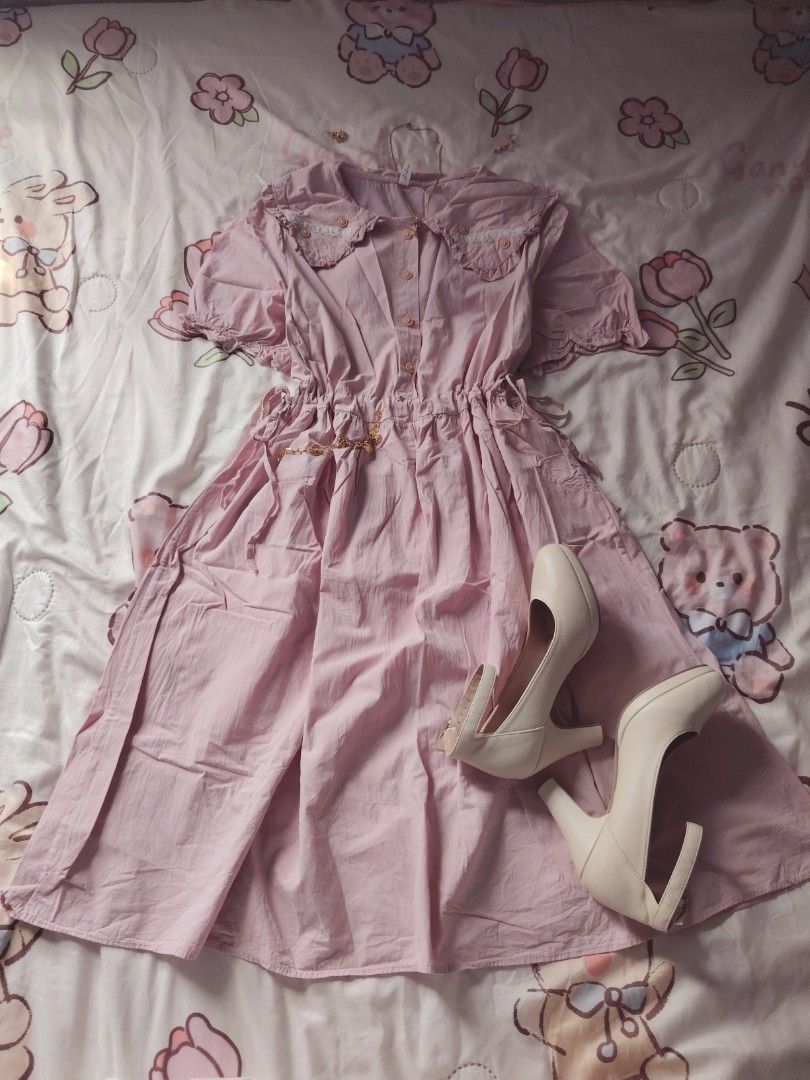 cutesy pink dress 🍥 (Category: Dresses) located in Hermosa. Submitted by lcvelycath (Listing ID 1467883853, Image 1). Description: size: s-l mine: ₱199 bid: ₱+10 lock: ₱399 (shipped) EOB: sunday—october 18, 2026 °. thrifted, pre-loved, or brand new but ready to wear (some aren't bcs i don't have the time to wash them, very sorryy :<) colors may vary due to lightning & quality 𐙚 °. check details before mine joy miners will be posted :> 𐙚 °. pay