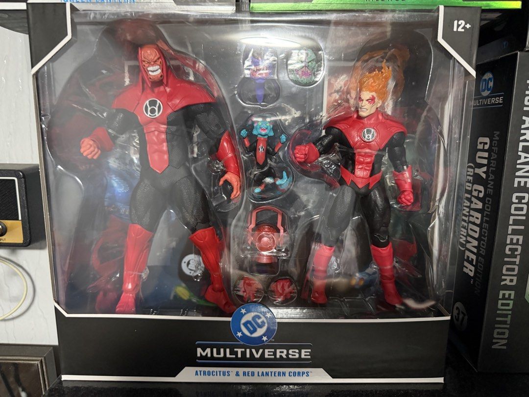 DC Multiverse Atrocitus & Red Lantern Corps Action Figures (Category: Figurines & Statues) located in Cavite. Submitted by czymondegu04016 (Listing ID 1467976463, Image 1). Description: - ₱4,800 - MISB.