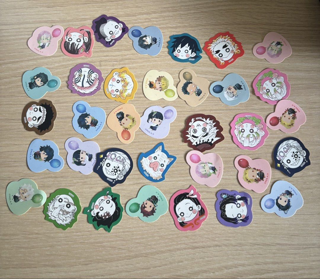 Demon Slayer Sticker Set (Category: Stationery & School Supplies) located in Caloocan City. Submitted by meowietrinkets (Listing ID 1467893117, Image 1). Description: .