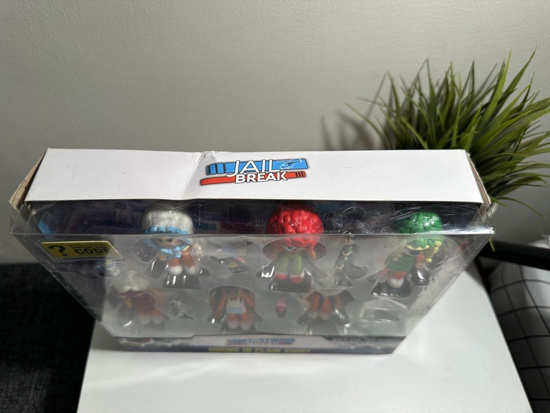 DevSeries Jailbreak Hiding In Plain Sight 12 Pieces Figure Set (Category: Figurines & Statues) located in Cabanatuan. Submitted by s.kit.27 (Listing ID 1468018637, Image 3). Description: - Brand new & unopened DevSeries Jailbreak Hiding In Plain Sight box set - Includes 6 inmate figures: Granny, Clown, Ice Cream Worker, Incognito, Baby, and Ghillie Suit - Comes with 6 matching accessories - Includes an exclusive virtual item code - Plastic window
