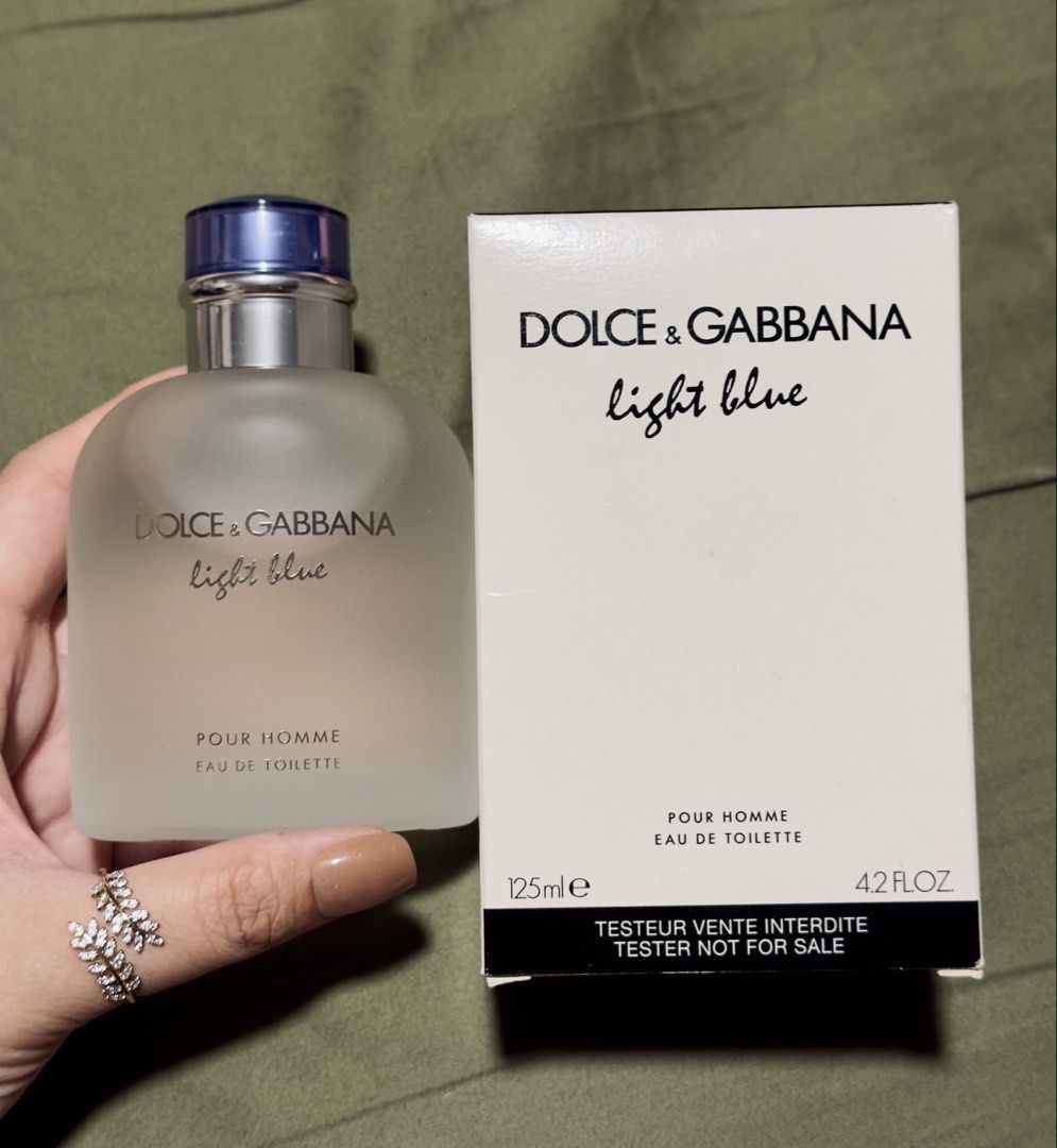 D&G light blue for men 125ml Tester Box (Category: Fragrance & Deodorants) located in Balagtas. Submitted by venta.shop (Listing ID 1468058319, Image 1). Description: Guaranteed original Tester box Same juice, different box laaaang. .