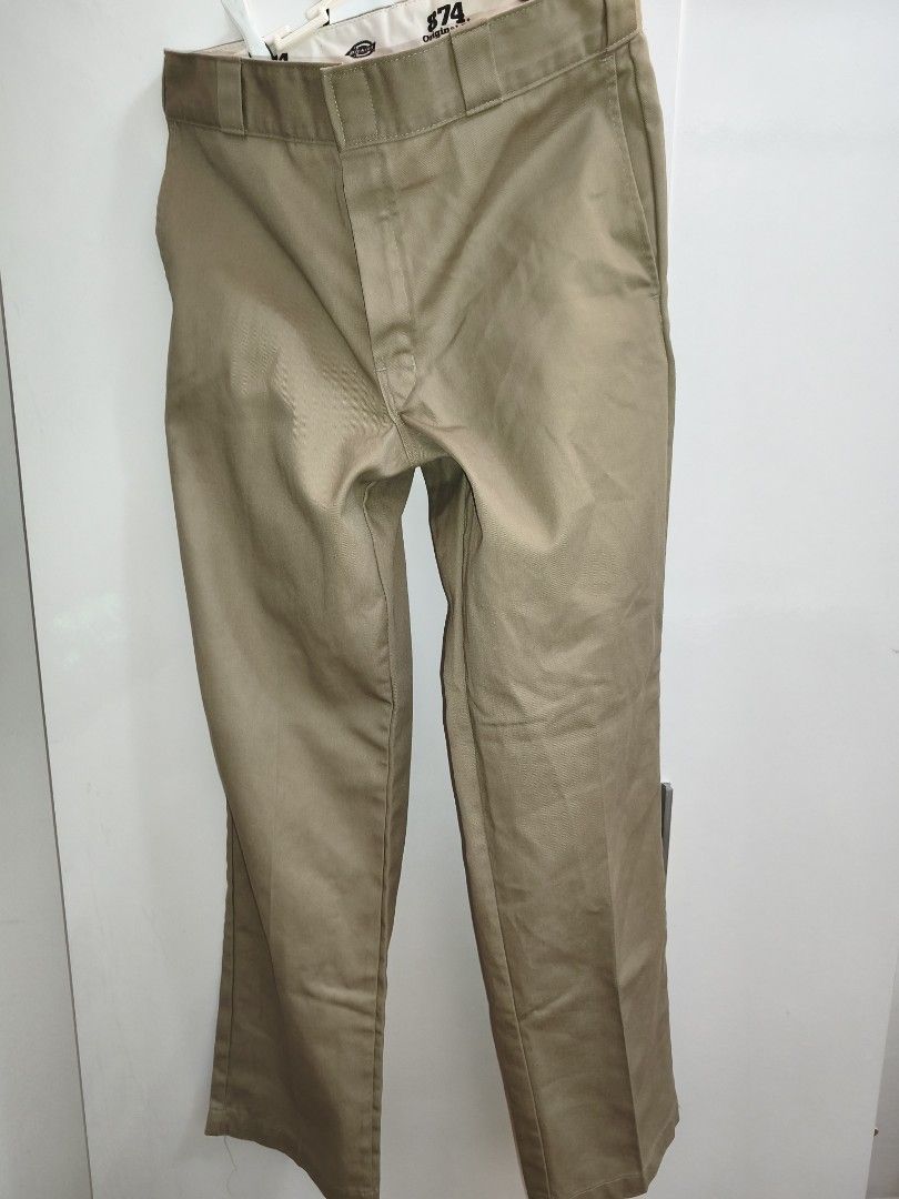 Dickies 874 Work Pants Khaki size 34 (Category: Chinos) located in Paranaque City. Submitted by seth.fernand0 (Listing ID 1468023582, Image 1). Description: Dickies 874 Original Fit - Color: Khaki - Size: 34x32 - Condition: 9/10, used less than 5 times, still stiff. - Fit: Straight leg cut. Bought in 2023 before Dickies phased out of Philippine market. DM for more details. Also selling sz 34 Dickies 874s in black and brown, check my profile for t