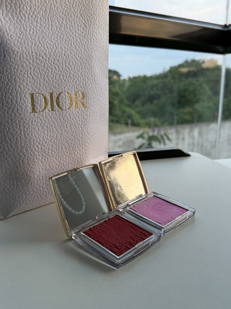 Dior Backstage Rosy Glow Blush Duo (Category: Makeup) located in Manila. Submitted by diyeena2993230 (Listing ID 1468017494, Image 3). Description: Pink- SOLD Fiery Red- Available .