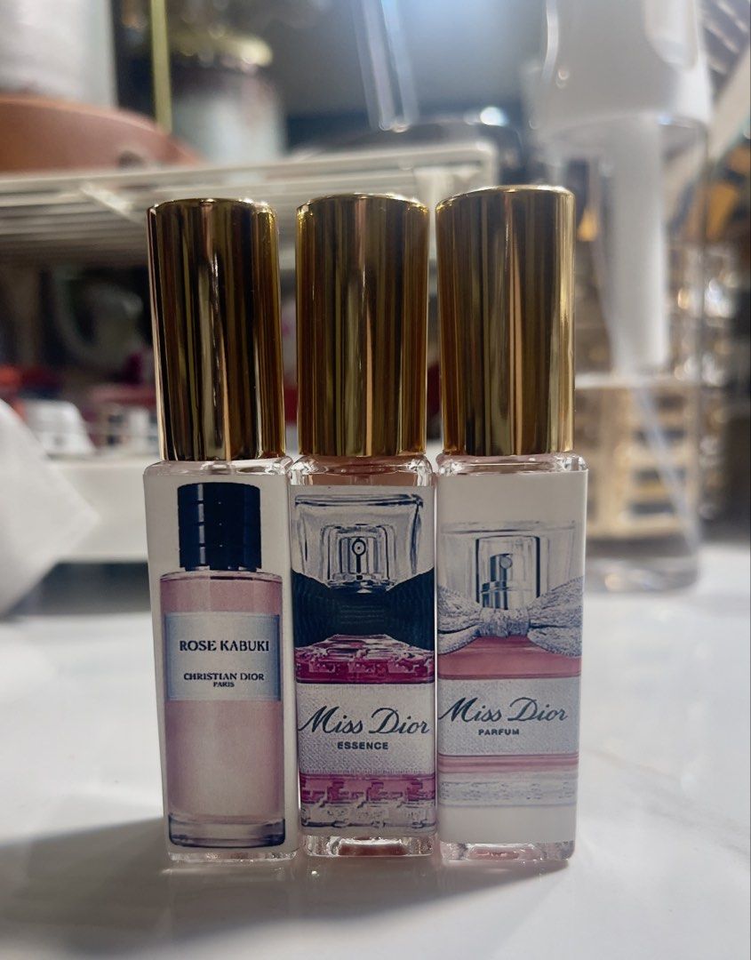Dior decant bundle kabuki, essence, parfum (Category: Fragrance & Deodorants) located in Malvar. Submitted by hddecants (Listing ID 1467840224, Image 1). Description: .