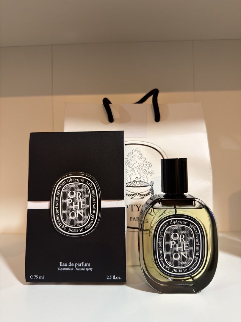 Diptyque Orpheon EDP (Category: Fragrance & Deodorants) located in Makati City. Submitted by whizs (Listing ID 1467996422, Image 1). Description: Diptyque Orphepn EDP 75ml 4-5x sprays missing only! Complete with paperbag/receipt *purchase from rustans shangrila 8,800 only .