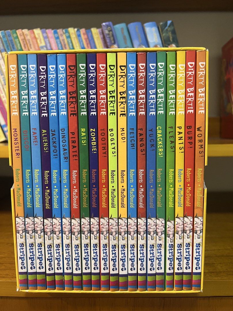 Dirty Bertie 20books (Category: Children's Books) located in Pasig City. Submitted by barambee (Listing ID 1467899826, Image 1). Description: Like new Good condition No damage.