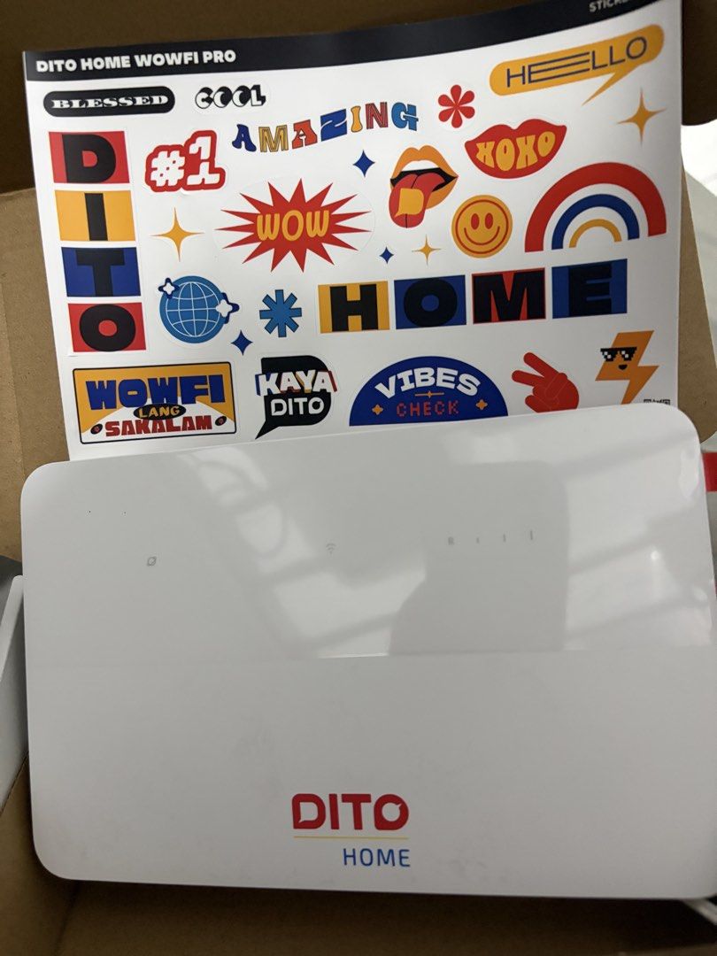 DITO 5G WOWFI PRO (Category: Office & Business Technology) located in Makati City. Submitted by rockbottomdeals (Listing ID 1467896032, Image 2). Description: Still Brand New. Just used the 15days free and upgraded to fiber already. Still negotiable especially if you’re from province : ).
