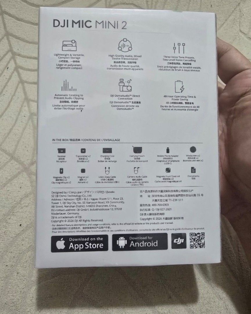 Dji Mic Mini 2 (Category: Microphones) located in Caloocan City. Submitted by sai1032013 (Listing ID 1468009474, Image 2). Description: Brandnew.