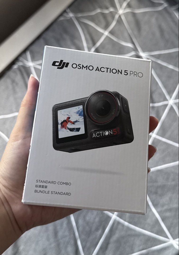 DJI Osmo Action 5 Pro Standard Combo (Category: Cameras) located in Makati City. Submitted by jrs1010 (Listing ID 1467898524, Image 1). Description: - Item: DJI Osmo Action 5 Pro Standard Combo - Condition: Clean, well-maintained, and ready to use (nakatago lang) - Inclusions: Camera body, protective frame, original box, magnetic quick-release mount, and standard accessories - Best for: Vlogging, sports, and travel adventures .