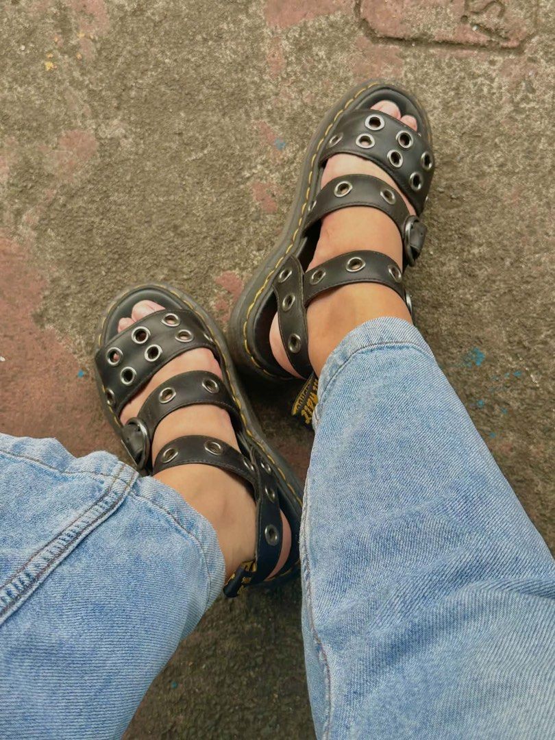 Dr. Martens Gryphon HDW Sandals - Authentic (Category: Sandals) located in Marikina City. Submitted by kvlt000 (Listing ID 1467867778, Image 1). Description: Selling my Dr. Martens Gryphon HDW Sandals Bought this at Zalora for 6, 549.00 This pair is authentic 💯 (money back guarantee if proven fake) Please send me DM for additional pictures Sf is at buyer’s expense Rfs: my feet size up after I gave birth 🫠.