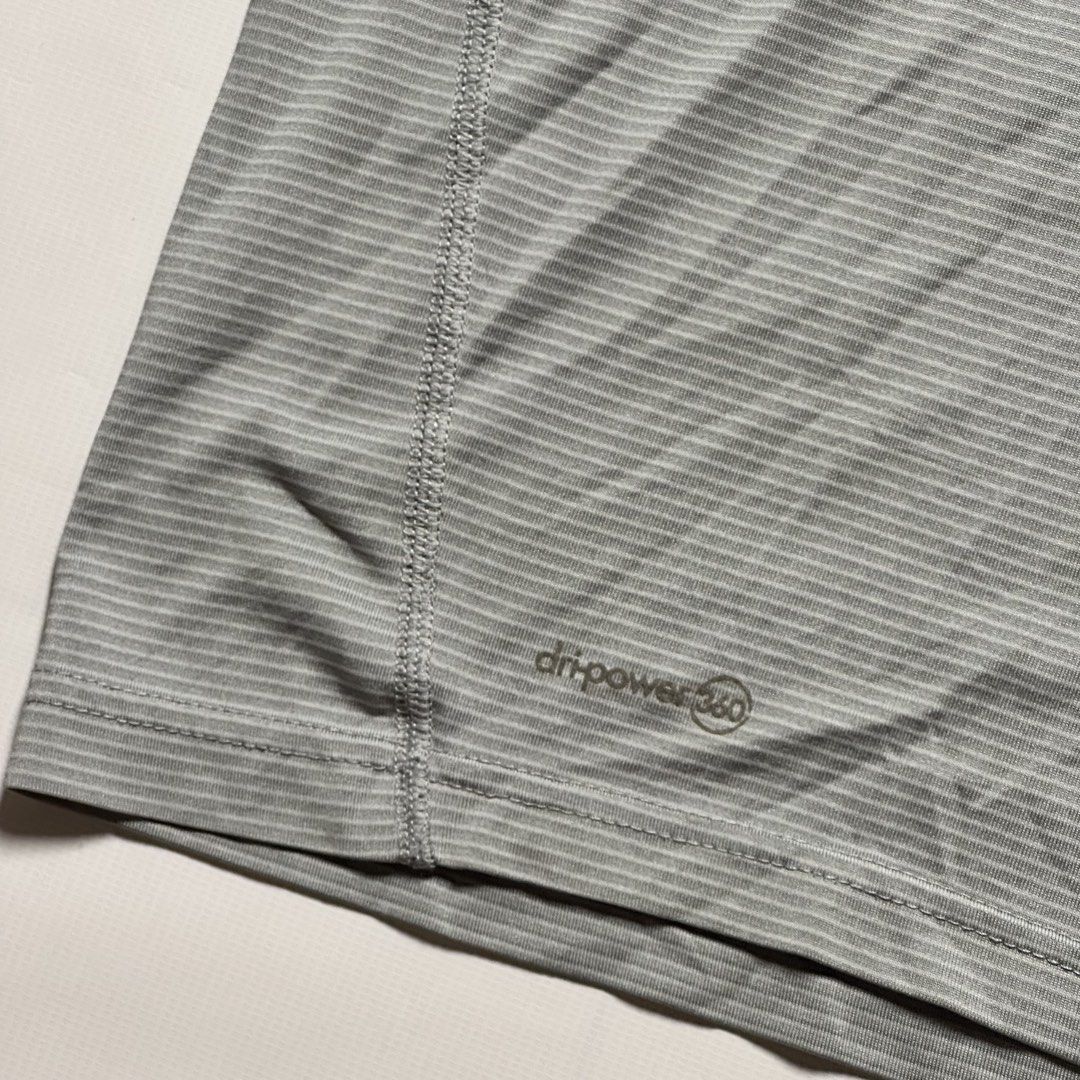 Dri-Power 360 Grey Striped Athletic Tank Top (Category: Tshirts & Polo Shirts ) located in Gapan. Submitted by rasthriftshop17 (Listing ID 1468003483, Image 3). Description: RUSSELL Tanktops Size on tag: M Dimes: 21 x 26 Condition: Excellent Color rate: 9.9/10 Issue: None.