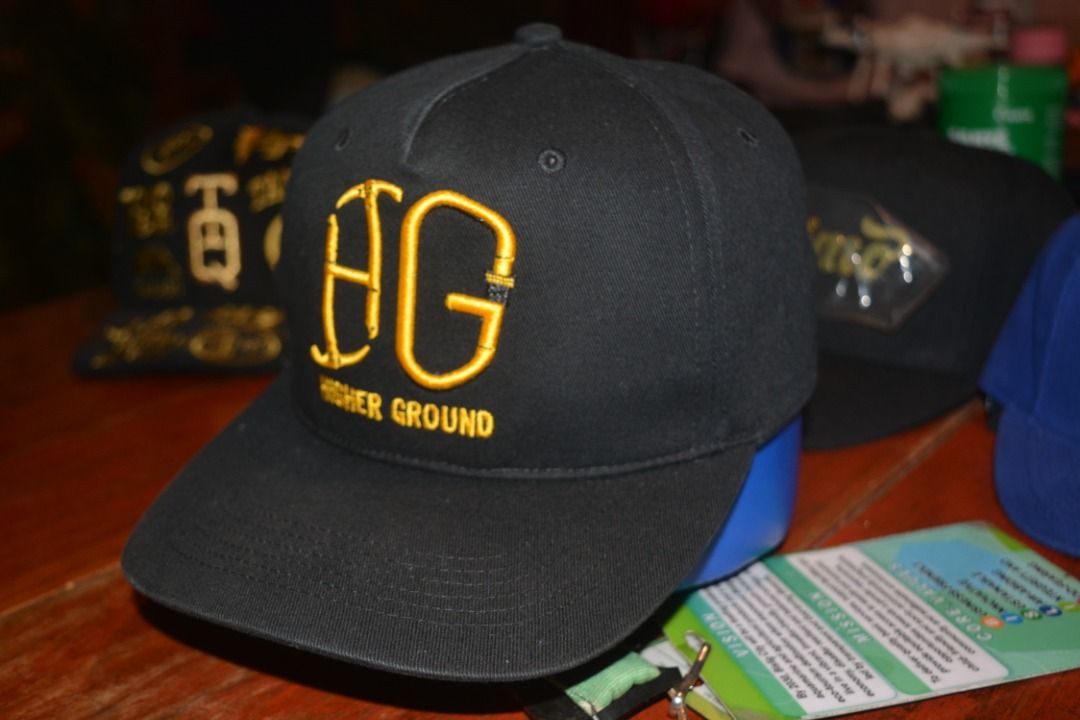 DVO Higher Ground Snapback Cap Black Gold (Category: Caps & Hats) located in Bislig. Submitted by edisontv (Listing ID 1467933676, Image 1). Description: Open for video call. Selling it for 685 FREE SHIPPING. Vintage or bihira na to. Sa mga fan ng local brand jan, at mahilig mag climb or hiking. Support your local - Brand: Higher Ground (Made in Davao) - Color: Classic Black with vibrant yellow embroidery - Design: Large 'HG' front logo with text