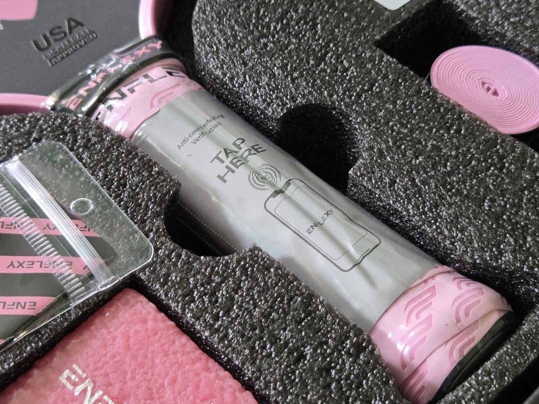 Enflexy Pink Mjolnir Pickleball Paddle (Category: Racket and Ball Sports) located in Caloocan City. Submitted by mochiescloset (Listing ID 1467868470, Image 3). Description: Brand New. Authentic. Inclusions: - Pink Mjolnir paddle - Pink paddle cover with shoulder strap - Pink paddle eraser - Pink overgrip - Pink weighted tapes - Edge protective tape Gcash/Bank Transfer payment. Delivery shouldered by buyer..