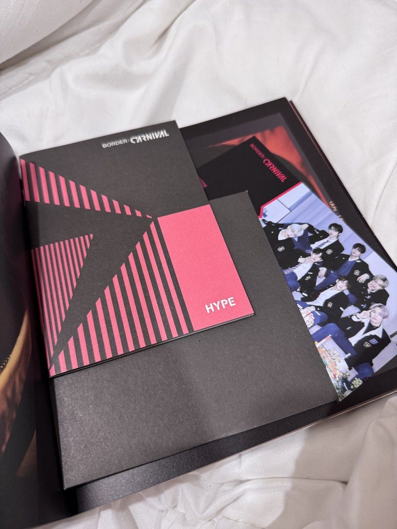 ENHYPEN Border: Carnival Hype Version Album (Category: CDs & DVDs) located in Manila. Submitted by livelaughlovejay (Listing ID 1467970891, Image 2). Description: - Album: ENHYPEN Border Carnival (Hype Version) - Inclusions: Photobook, lyric book, and member inclusions as pictured - Environment: From a smoke-free home - Perfect for ENGENE collectors!.