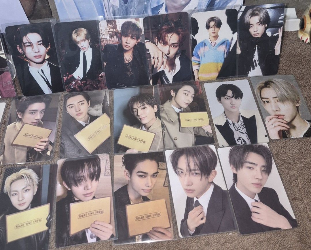 Enhypen Photocards (official) (Category: K-Wave Merchandise) located in Burauen. Submitted by kchingu_vault (Listing ID 1468027631, Image 1). Description: Hello fellow ENGENE! I'am doing a major declutter of my personal collection,so I'am letting go of these beautiful cards to find a new home.💖 Even though I am a first timer seller, I promise a 5-star experience! All photocards are 100% official, pull to sleeve , and stored safely in a smoke fre