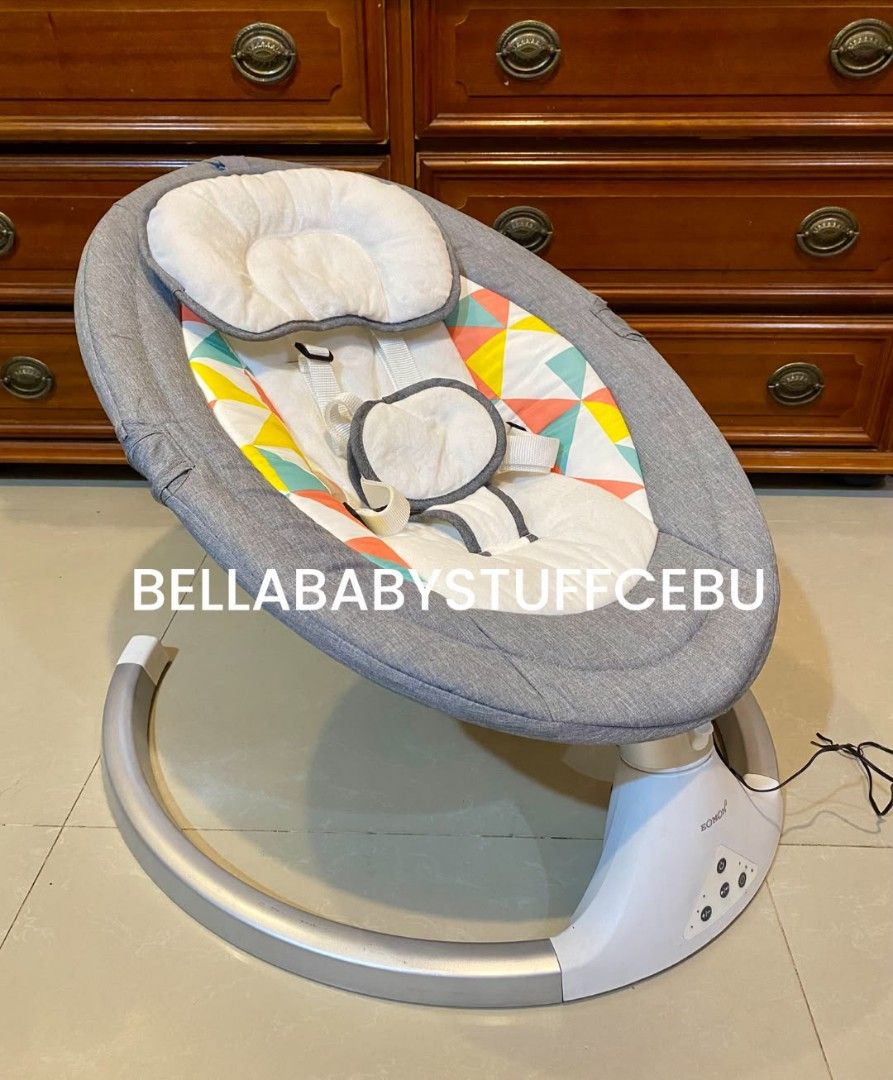 Eomom Automatic Swing (Category: Infant Playtime) located in Cebu City. Submitted by bellababystuffcebu (Listing ID 1467932833, Image 3). Description: Eomom Automatic Swing Preloved in Very Good Condition Please see video for reference https://fb.watch/Ke5N6tLupT/? We ship Nationwide! PICK UP TALISAY, Cebu DELIVERY | SHIPPING BUYERS EXPENSE COD AVAILABLE via Grab Lalamove Maxim. Buyer will book for COD Payment NO COD OUTSIDE CEBU *STRICTLY NO RES