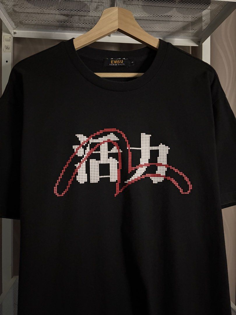 EVISU (Category: Tshirts & Polo Shirts) located in Cyberjaya. Submitted by mixx.thrift (Listing ID 1467935929, Image 3). Description: EVISU P22 / L28 (Size M/L) CONDITION 9.5 / 10 NO WAHAB : 01enam..319..2enam15 If no respond at Carousel after 3 days. Kindly pm us..