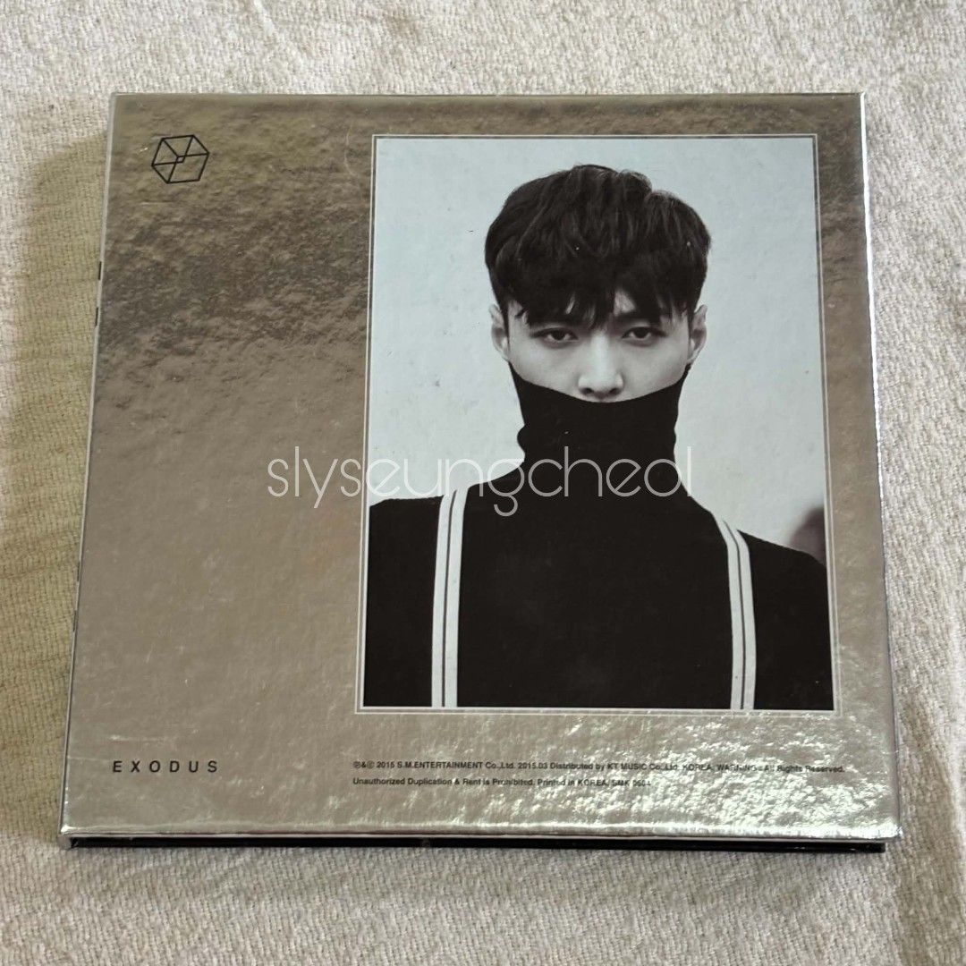 EXO Exodus Album Lay Cover Version (Category: K-Wave Merchandise) located in Quezon City. Submitted by usedbynihc (Listing ID 1468022676, Image 1). Description: - Group/Album: EXO - Exodus (Korean Version) - Member Cover: Lay - Packaging: Silver metallic textured finish with cube logo - Release Year: 2015 - Condition: Great / Collector's item - Shipping: Ships securely packed from the Philippines.