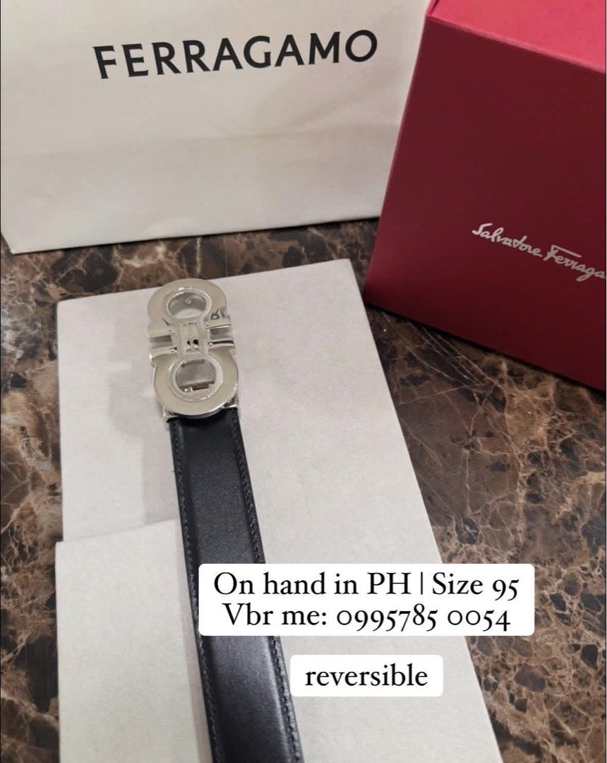 Ferragamo Reversible Belt (Category: Belts) located in Manila. Submitted by deiclacio_ (Listing ID 1467847721, Image 3). Description: On hand in PH Vbr: 0885785 0054.