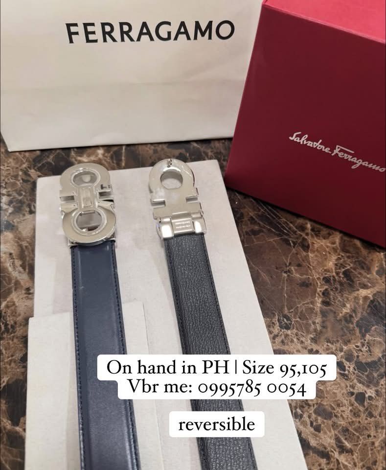 Ferragamo Reversible Belt (Category: Belts) located in Manila. Submitted by deiclacio_ (Listing ID 1467847721, Image 2). Description: On hand in PH Vbr: 0885785 0054.