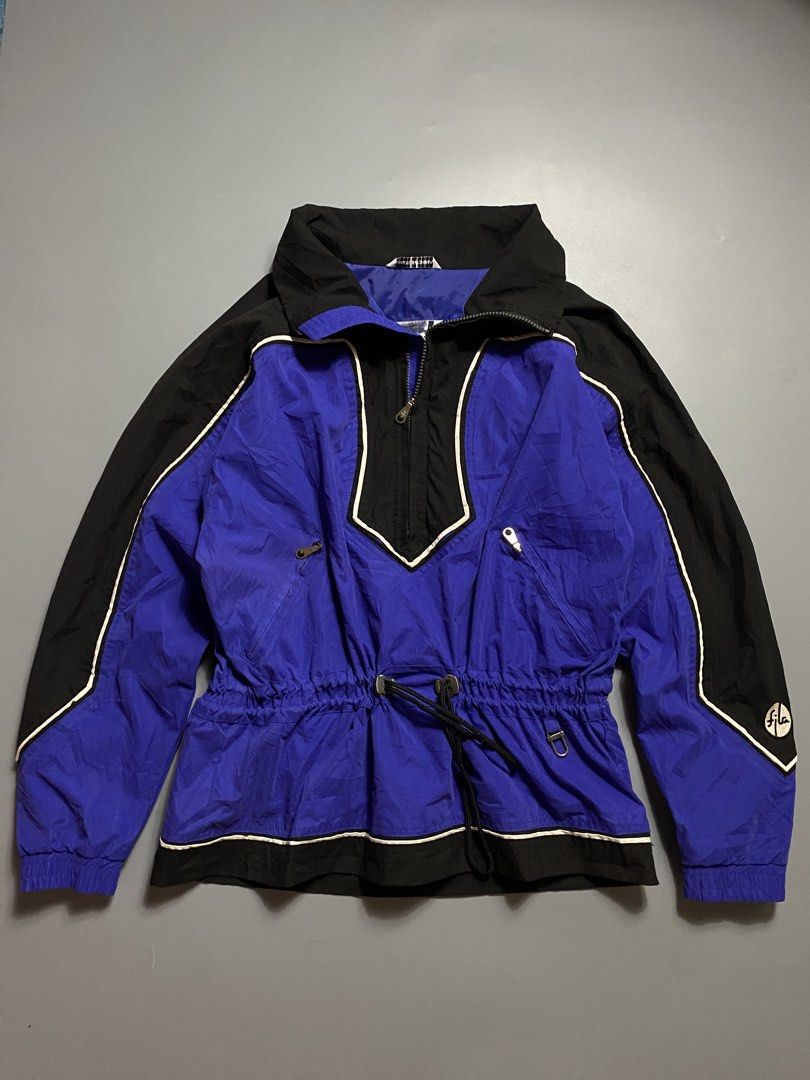 Fila HalfZip Tri-tone Jacket Violet💥 (Category: Coats, Jackets and Outerwear) located in Cebu City. Submitted by covenanthrifts (Listing ID 1467971258, Image 1). Description: Fila HalfZip Tri-tone Jacket Violet💥 Width x Length: (24x29) Size on Tag: 10, (Fit to Women’s 2XL to 3XL) Color rate: 9.8/10 Issue: NONE Very Good Condition .