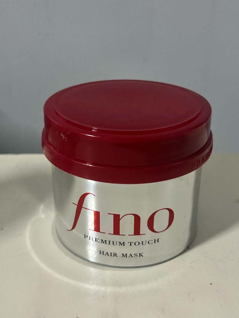 Fino Premium Touch Hair Mask (Category: Hair) located in Caloocan City. Submitted by everybodyp75717 (Listing ID 1467848216, Image 1). Description: - Authentic Fino Hair Mask (Silver tub with red cap) - Rich treatment formula specially made for dry or damaged hair - Deep conditioning action to help repair split ends and control frizz - Standard tub size - 100% brand new and sealed container.