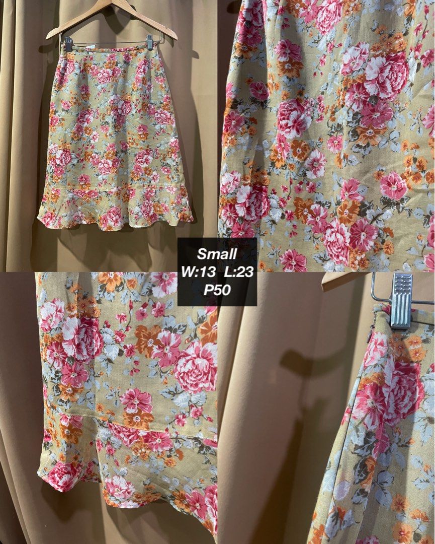 Floral Ruffle Hem Skirt (Category: Skirts) located in Quezon City. Submitted by smileclothingline (Listing ID 1467855993, Image 1). Description: 🚚Courier: J&T/Lalamove/Gogoexpress 📍Shipping fee depends on your location 💸Mode of Payment: BPI/Gcash/Paymaya ‼️Payment first, only then will ship the item.
