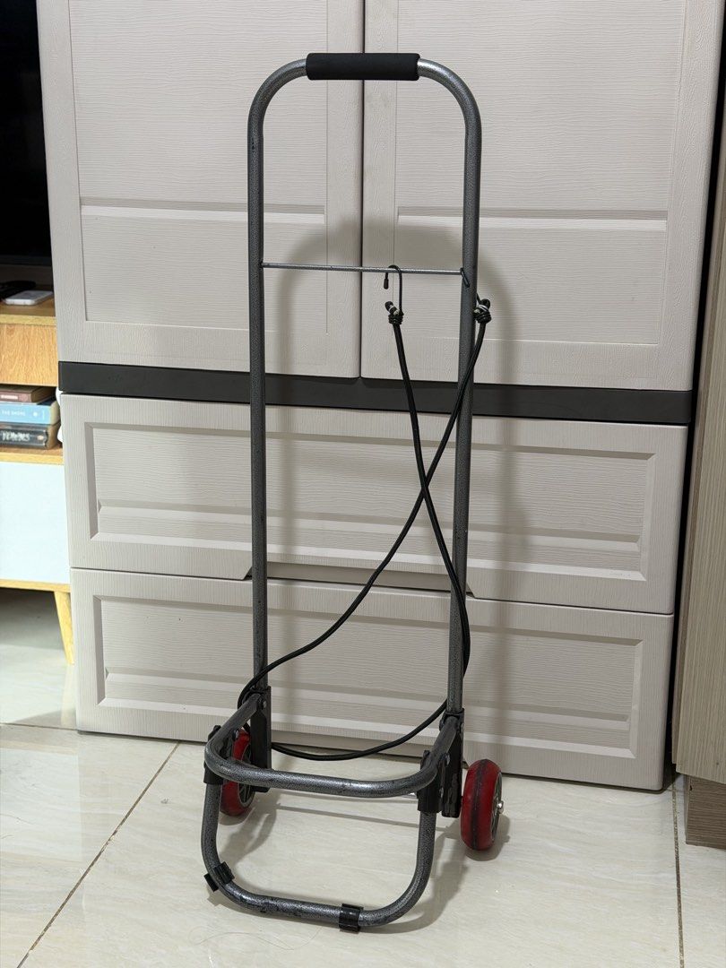 Foldable grocery or water trolley (Category: Everything Else Others) located in Mandaluyong City. Submitted by notmichaela (Listing ID 1467911206, Image 1). Description: Multi use trolley or cart. Can be used for groceries or water gallon. No issues, impulse buy and no longer needed .