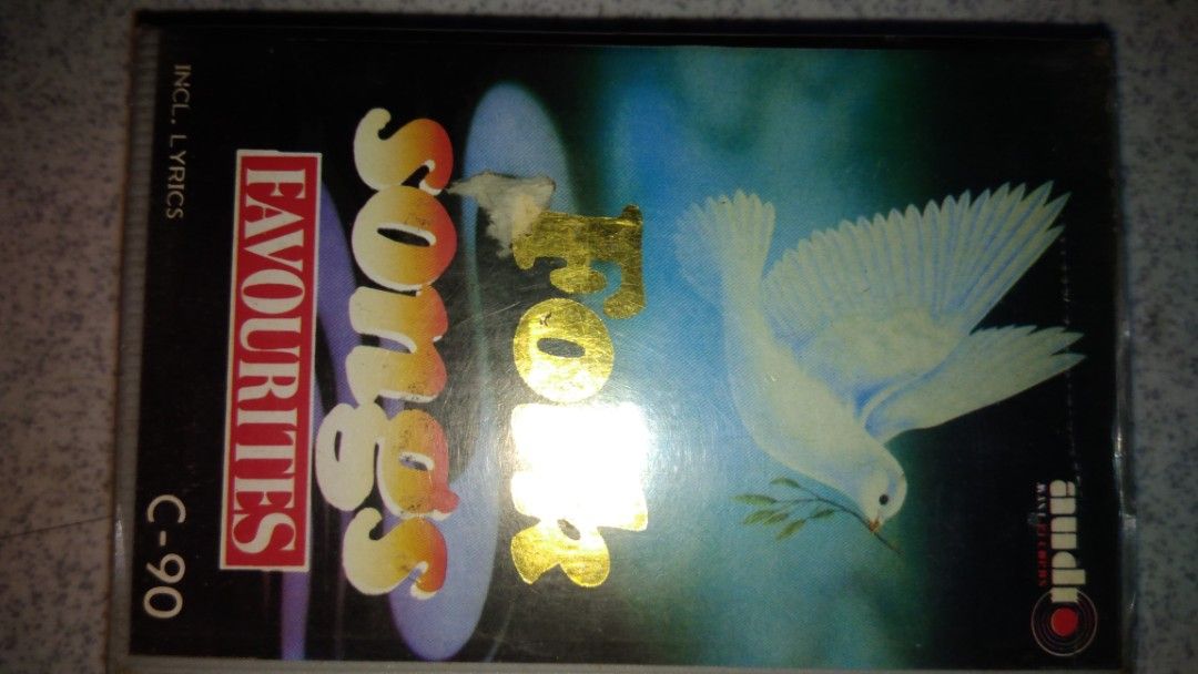 Folk Songs Cassette Tape (Category: CDs & DVDs) located in Makati City. Submitted by julz2026 (Listing ID 1467926707, Image 1). Description: -Price is fixed - With inlay and transparent casing - Very good condition.
