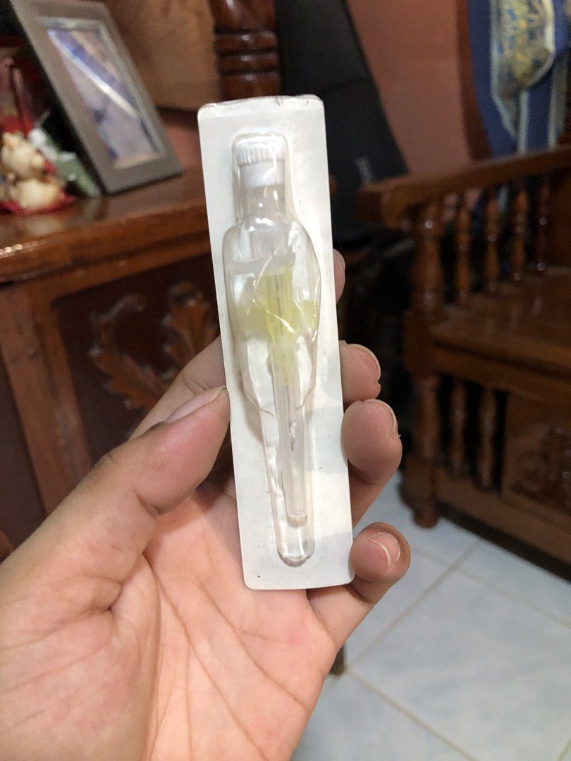 For Display Only IV Cannula G24 — Saudi Arabia Imported (Category: Medical Supplies & Tools) located in San Juan, La Union. Submitted by declutteringog7 (Listing ID 1468049169, Image 1). Description: 🇸🇦For Display Only IV Cannula G24 — Saudi Arabia Imported ₱50 Category: Collectibles > Medical & Science Details: • ✅ Authentic SMMP-K.S.A. — Made in Saudi Arabia 🇸🇦 • ✅ Size: G24 Short • Yellow Code • Without Port • ✅ Specs: FEP R.O.D. 0.67mm • 