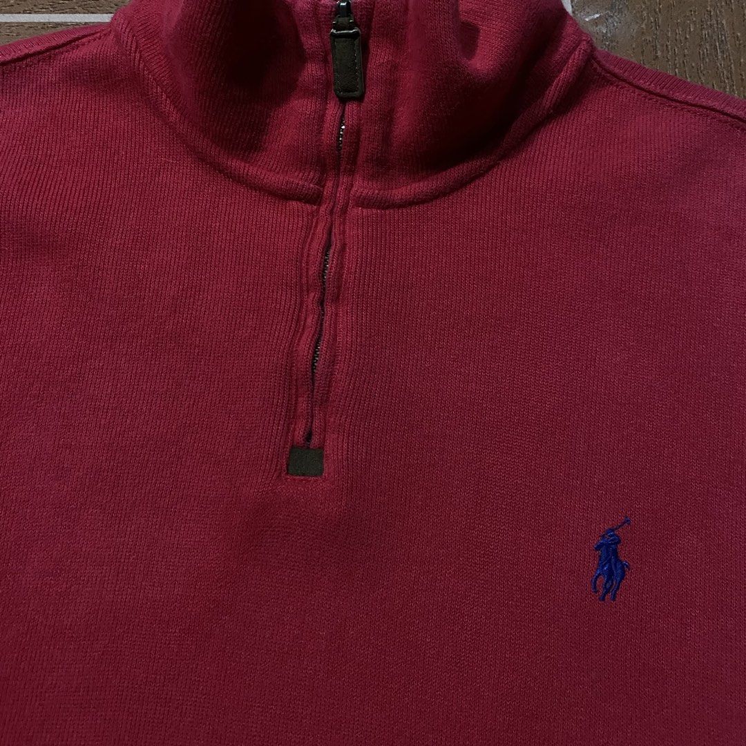 For sale (Category: Formal Shirts) located in Baliuag. Submitted by thriftpuff (Listing ID 1467872970, Image 2). Description: Rl Quarter Zip Size Large Excellent condition Price: 2,500 free shipping Direct message if you’re interested 📩📩📩.