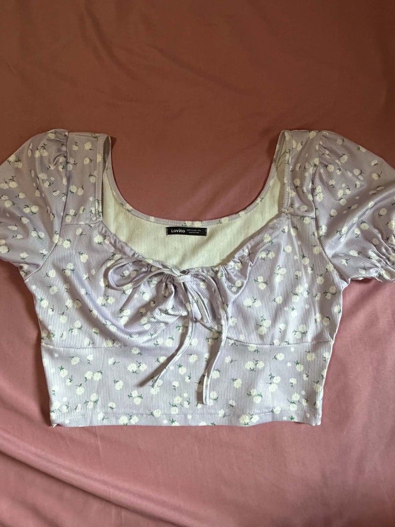 [FOR SALE‼️] Crop Tops (Category: Shirts) located in Bulacan. Submitted by charm3d_ (Listing ID 1468056313, Image 3). Description: [For Sale!] [size S-M] •Pull & Bear Stripe Crop Top - 60 •(No Brand) Colorful Crop Top - 60 - minimal stain on sleeve •Lovito Top - 110 - never worn - brand new - message me for inquiries and additional photos RFS: College student in need of funds Shipped through JNT/Lalamove (sf is shouldered by buyer) Payment: Gcash