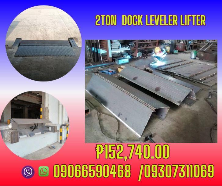 For Sale Customize size Dock leveler lifter (Category: Looking For) located in Caloocan City. Submitted by rochelleflores356-82603 (Listing ID 1467844970, Image 1). Description: Width: 1830mm Front lip length: 400mm Platform material: 8mm checkered plate Front hinges: 20mm shaft, shaft sleeve : 32x5mm Rear hinges: 24mm shaft, shaft sleeve:36x5mm Capacity :2ton ✅ Quality products ✅ Big discount for bulk orders ✅ 100% LEGIT TRUSTED SUPPLIER! ✅ With