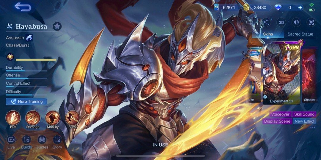 For Sale Mobile Legends Account (Category: Others) located in Baguio. Submitted by johnpauledizon (Listing ID 1467938833, Image 3). Description: For Sale Affordable MLBB Account: な ๋ : MAX ALL EMBLEMS な ๋ : Complete All Heroes な ๋ : 478.2K Charisma な ๋ : 529 (Skin Collection) な ๋ : Collector Skin (Ling & Aamon) な ๋ : 3 LEGEND SKIN (Gus, Alu & Freya) な ๋ : Cyclops (StarWars) な ๋ : Irithel (Ducati) な ๋ : 4 Annual Starlight Skin (Lesley, Karrie, Hay